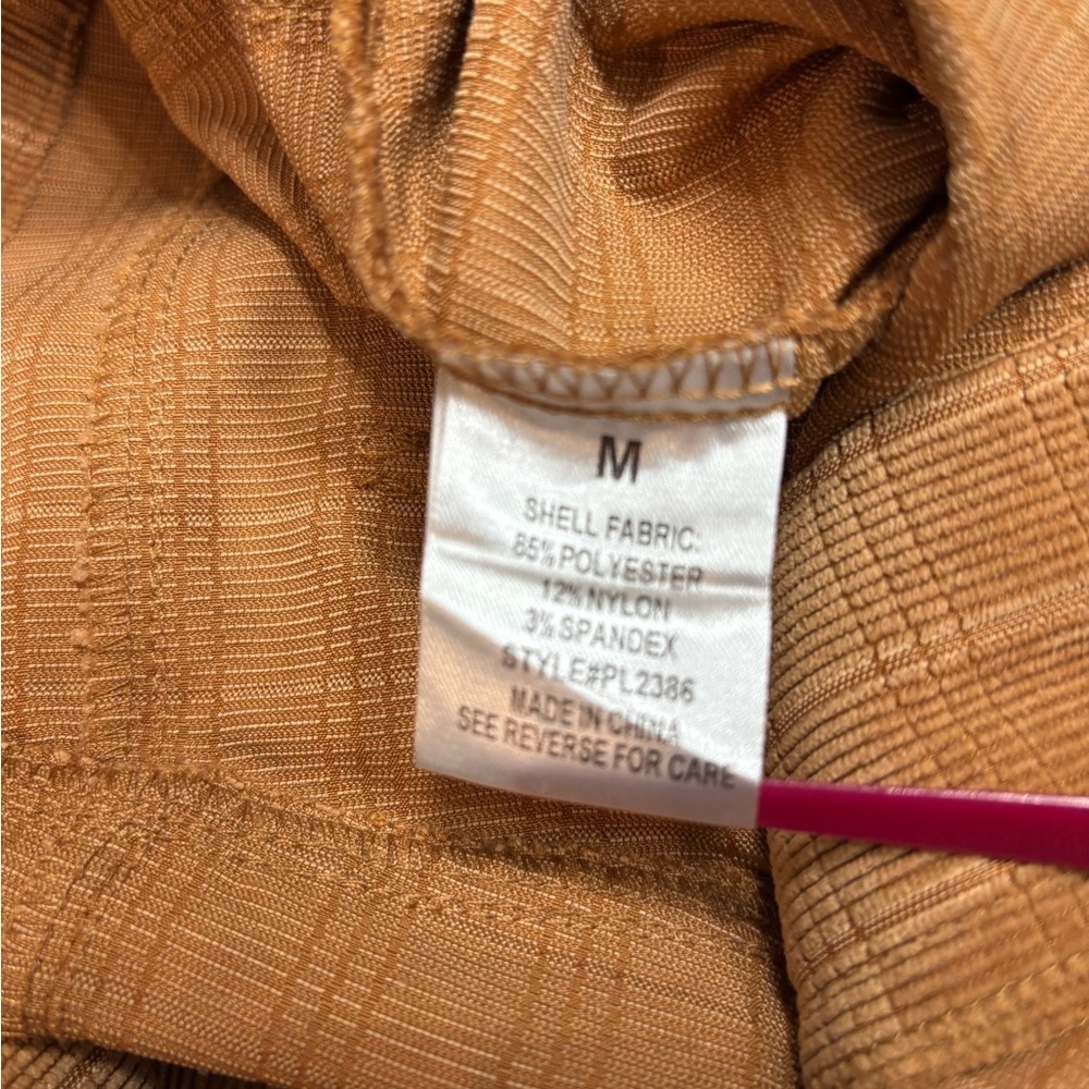 Pink Lily Camel Corduroy Flare Pants - Picture 5 of 7